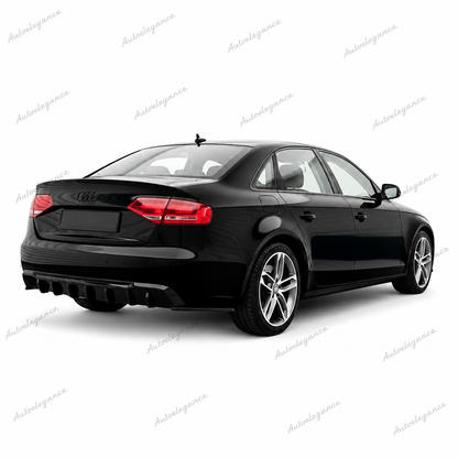🔥ART.9944 DIFFUSORE PER AUDI A4 B8 FL 07-14 STANDARD NERO LUCIDO🔥