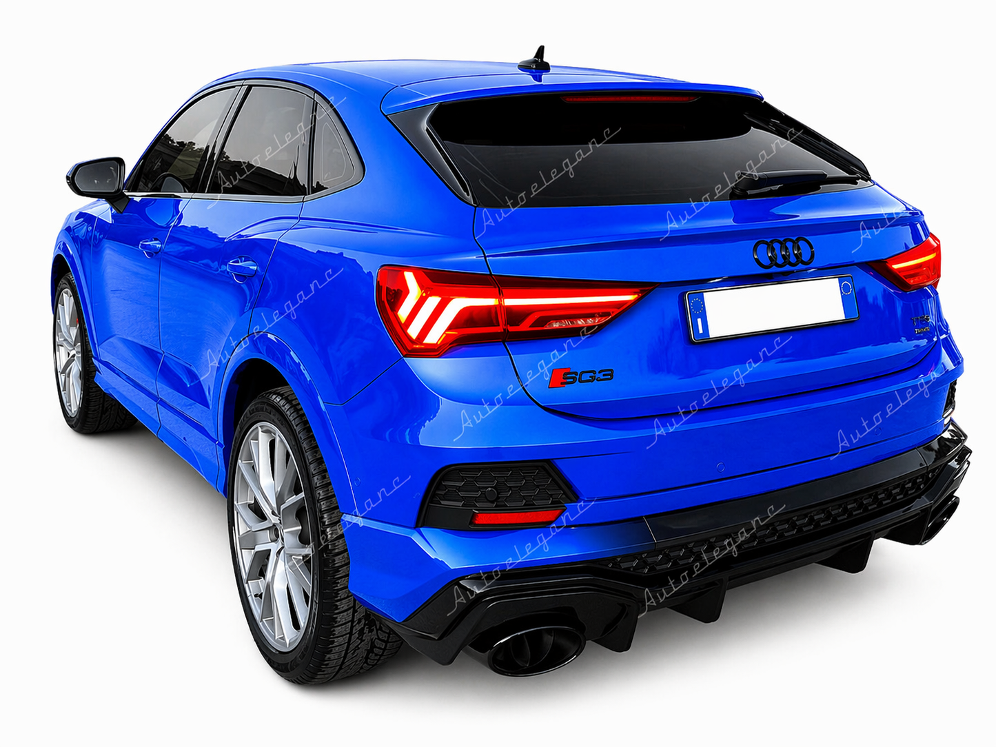 🔥ART.3919 DIFFUSORE PER AUDI Q3 F3 SPORTBACK 2019-2023 S-LINE LOOK NERO🔥