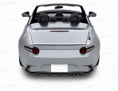 💫ART.10133 Diffusore Posteriore Sportivo Nero Lucido per Mazda MX-5 ND 2015💫