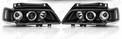 ART.10709 FARI  ANTERIORI ADATTO PER CITROEN XANTIA 98-01 NERO
