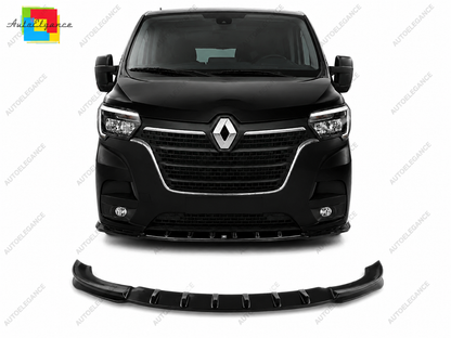 👉Splitter Anteriore Renault Master MK3 Facelift 19-24 Nero Lucido ABS👈
