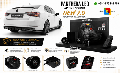 💕ART.2672 PANTHERA Soundsystem Booster 7.0-Skoda Superb Liftback💕