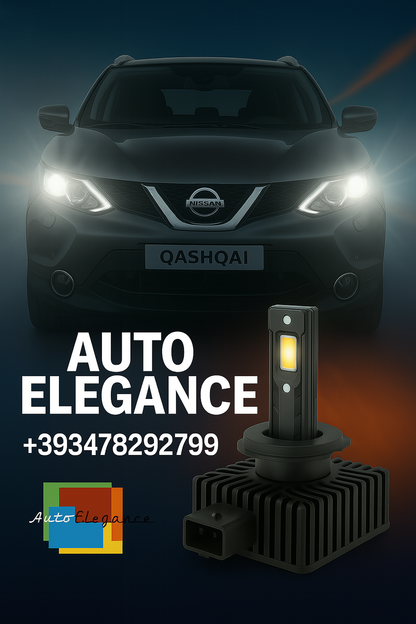 💕COPPIA LAMPADE D1S LED DA XENON A LED PER NISSAN QASHQAI J10💕