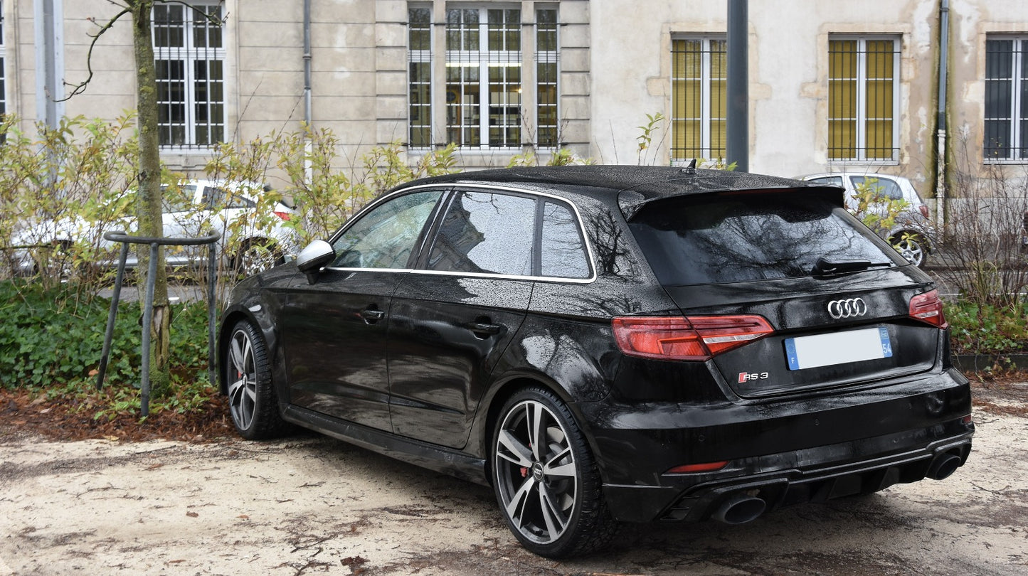 💥1033158 PARAURTI ANTERIORE ADATTO PER AUDI A3 2016-2020 NERO💥