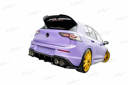 🔥ART.9670 SPLITTER POSTERIORE V.2 VW GOLF R HATCHBACK Mk8 / Mk8 FACELIFT🔥