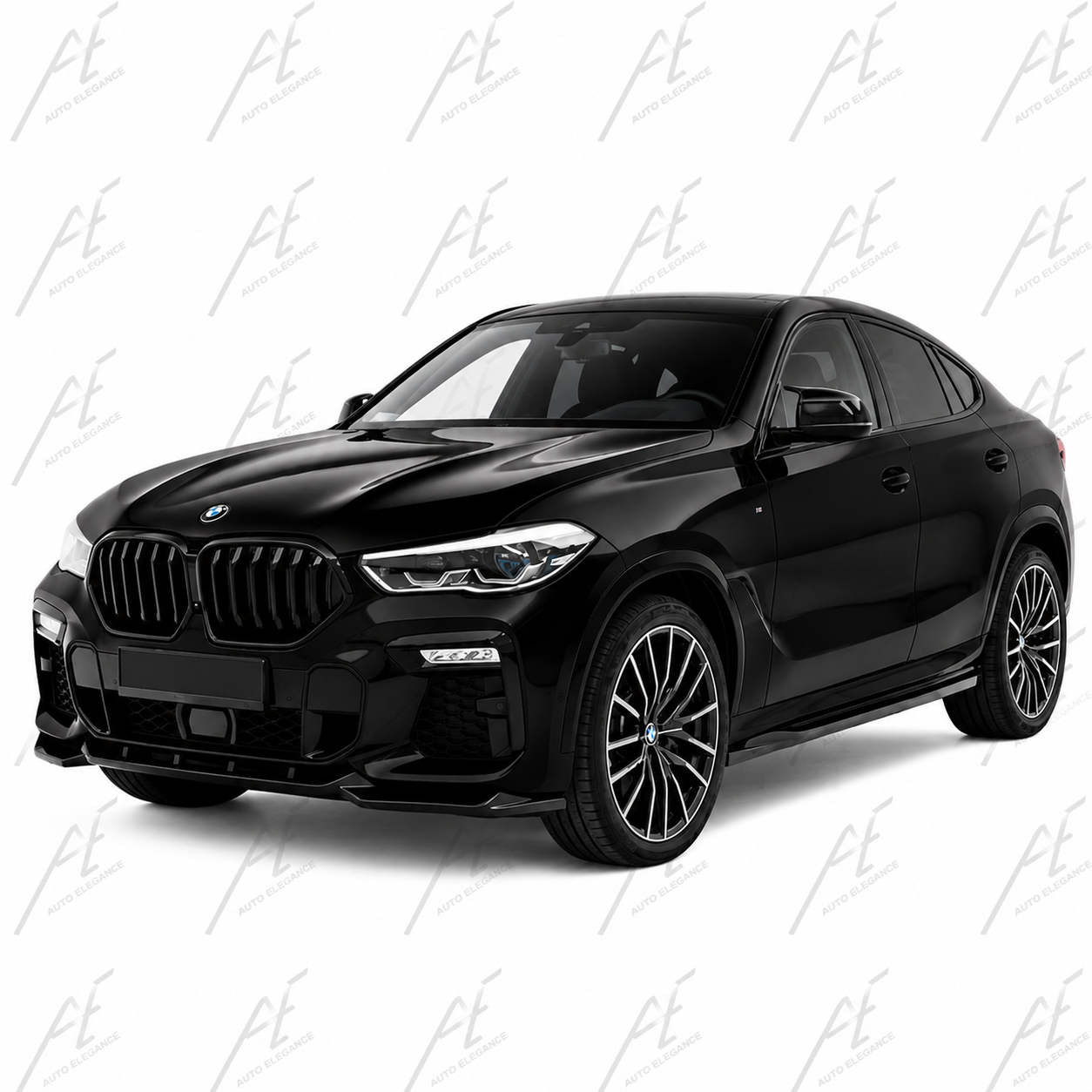 💕ART.10002   Splitter  BMW G06 2020+  A Plus M Pack nero lucido 💕
