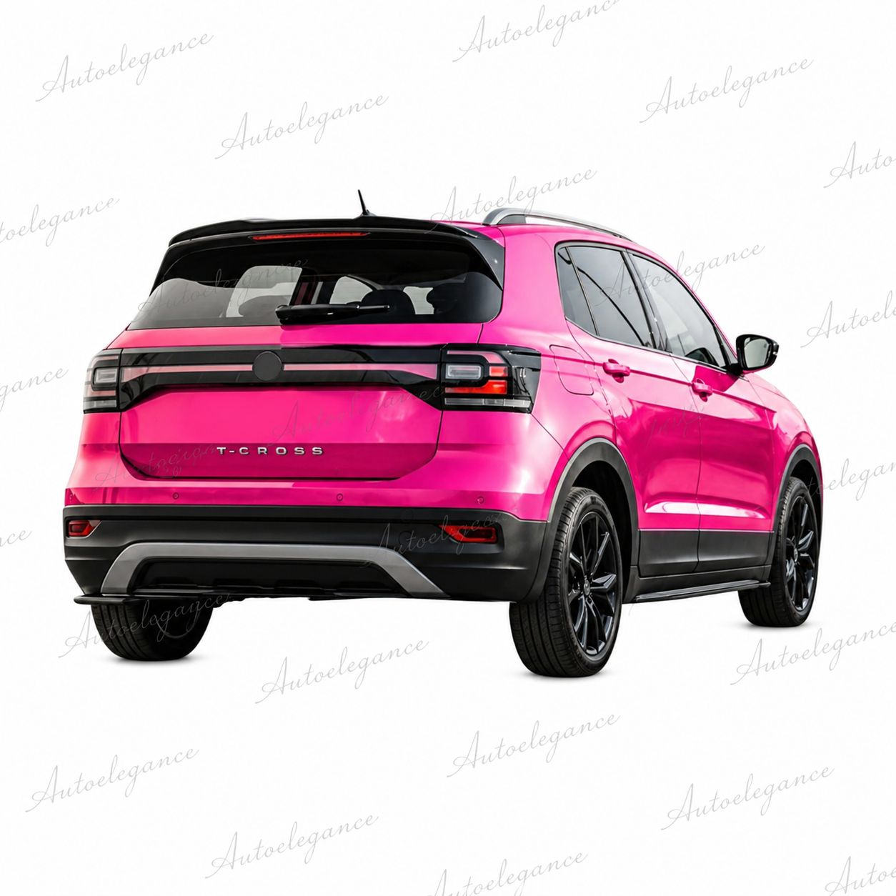 🔥ART.9731 SPOILER POSTERIORE PER TETTO VW T-CROSS IN ABS NERO LUCIDO / 2022+🔥