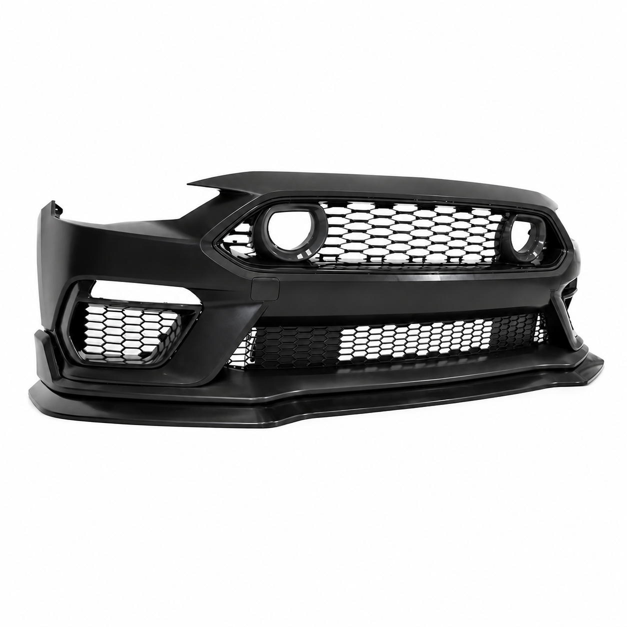 💕PARAURTI ANTERIORE FORD MUSTANG 18-23 LOOK MACH 1 + GRIGLIA LUCE LED💕
