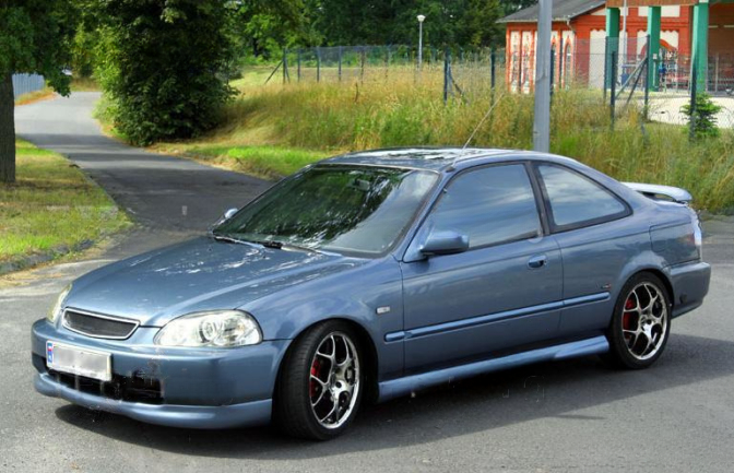 ❤️Spoiler anteriore compatibile con HONDA Civic 1995–1999 Coupé❤️