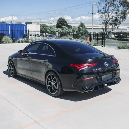 💫ART.6629 Diffusore Posteriore CLA35 AMG Look per Mercedes CLA 2019+ Nero Lucido💫