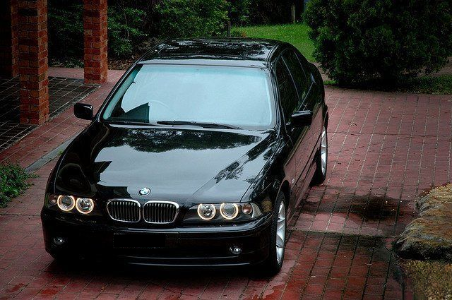 💫ART.7422 FARI ANTERIORI "XENON" ANGEL EYES NERI per BMW E39 09.95-06.03💫