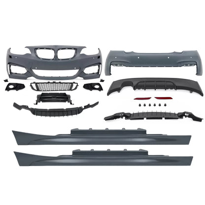 💕ART.10580 BODYKIT ADATTO  PER  BMW Serie 2 F22 F23  (2014-2017) M-Tech💕