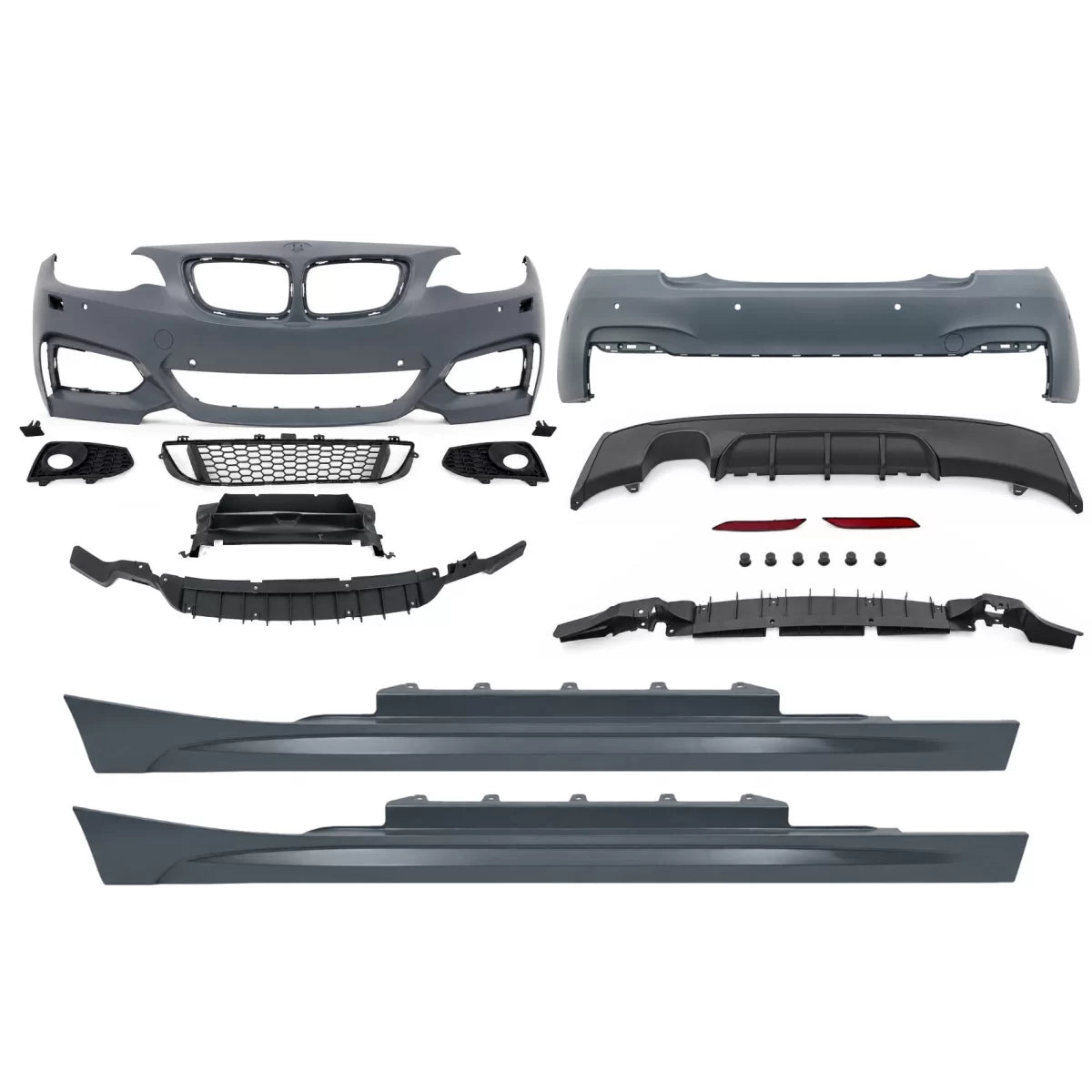 💕ART.10580 BODYKIT ADATTO  PER  BMW Serie 2 F22 F23  (2014-2017) M-Tech💕
