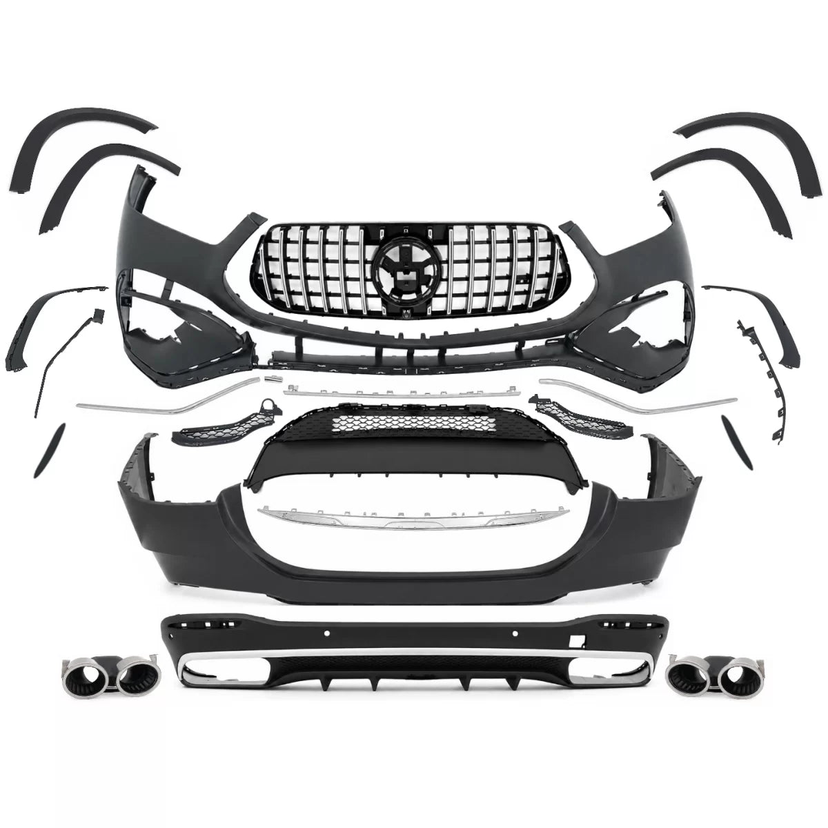 💕 Kit Carrozzeria Adatto per Mercedes GLE C167 20-23 GLE53 Design Completo 💕