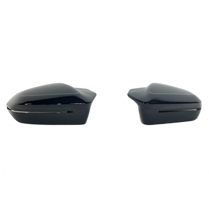 💫ART.3089 CALOTTE SPECCHIO BMW G60 2024+ Look M5 /M60I Nero Lucido💫
