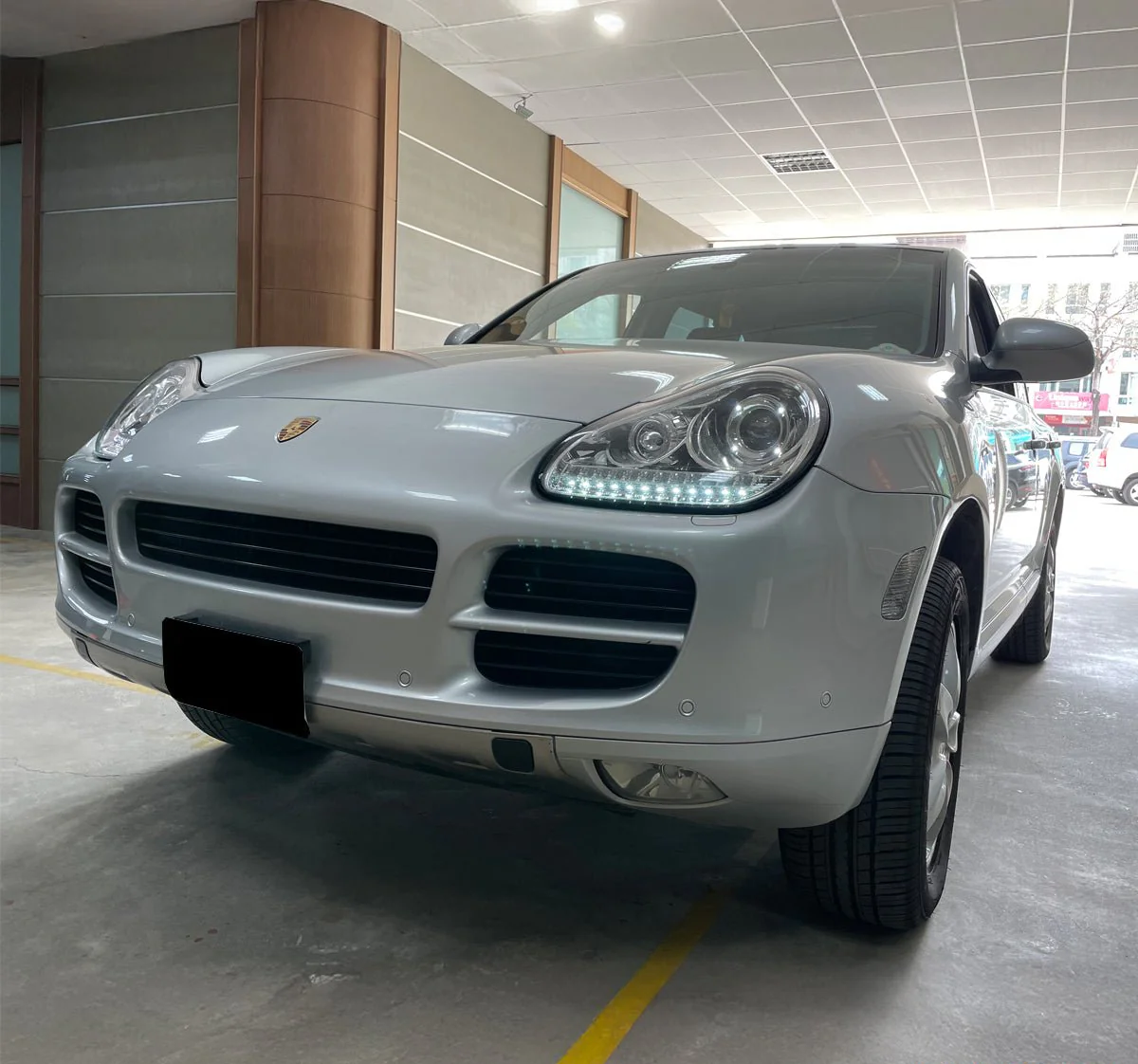 💫ART.4913 FARI ANTERIORI DAYLIGHT CHROME HID PER PORSCHE CAYENNE 2002-2006💫