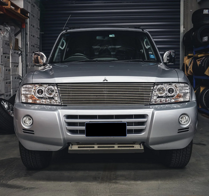 💫ART.6244 FARI OCCHI D'ANGELO CROMATI per MITSUBISHI PAJERO V60 2000-2006💫
