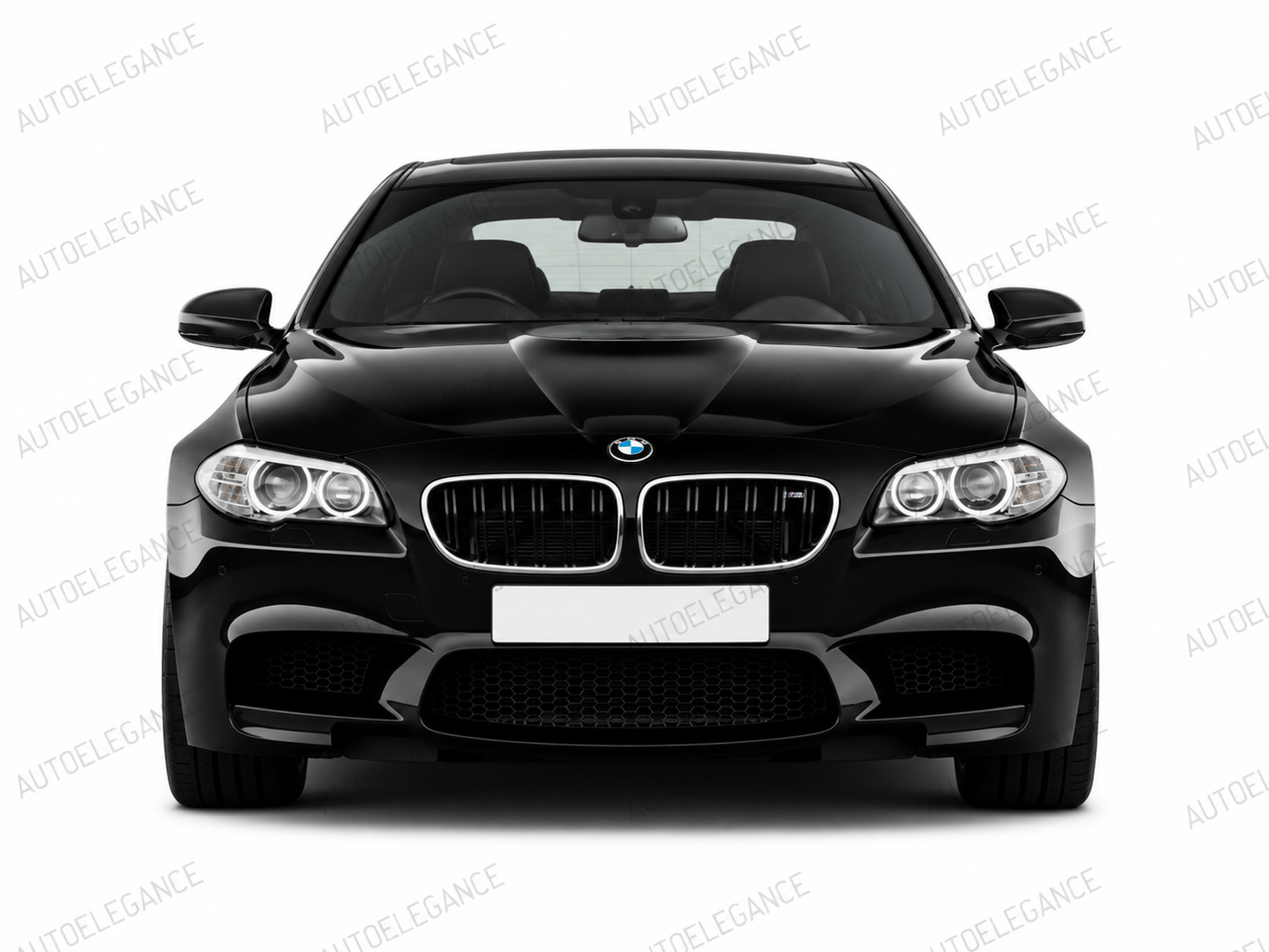 💫ART.10060 GRIGLIA NERA CROMATA LOOK SPORTIVO PER BMW F10 / F11 10-16💫