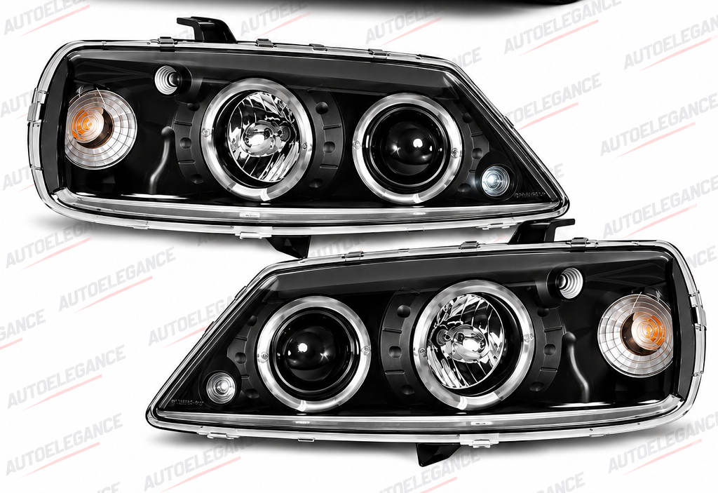 ART.11007  FARI ANTERIORI ADATTO PER OPEL CALIBRA 90-97 LED NERO