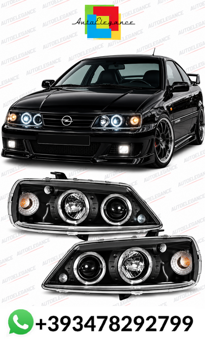 ART.11007  FARI ANTERIORI ADATTO PER OPEL CALIBRA 90-97 LED NERO