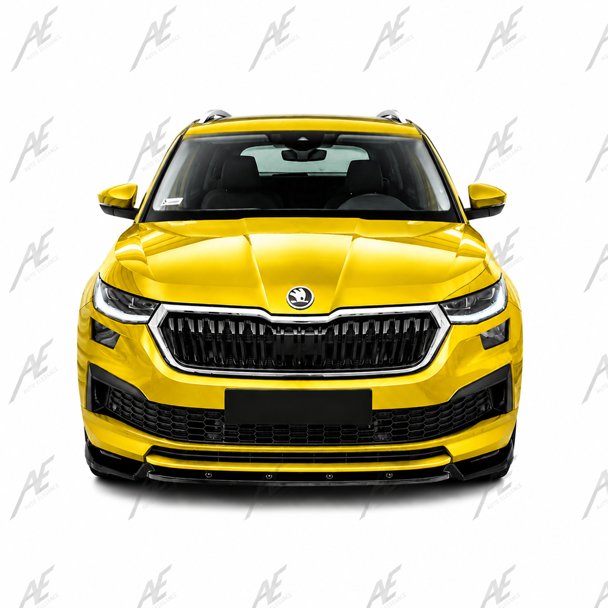 💕SPLITTER  Skoda Kodiaq Mk1 FL 2021+  NERO  LUCIDO 💕