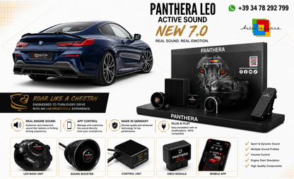 💫ART.2672 PANTHERA Soundsystem Booster 7.0 - BMW 8 Coupe M-Pack G16 2019-2025💫