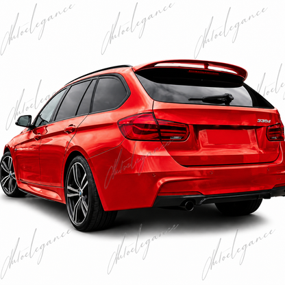 🔥ART.9729 SPOILER POSTERIORE PER TETTO BMW F31 NERO LUCIDO IN ABS / 2012-2018🔥