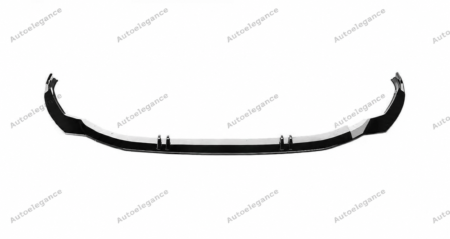 🔥ART.9925 SPLITTER ANTERIORE PER AUDI A3 S3 S LINE 8Y LABBRO NERO LUCIDO 20+🔥