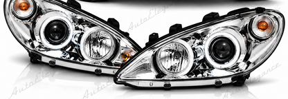 ART.11071 FARI ANTERIORI ADATTO PER PEUGEOT 206 02 - LED
