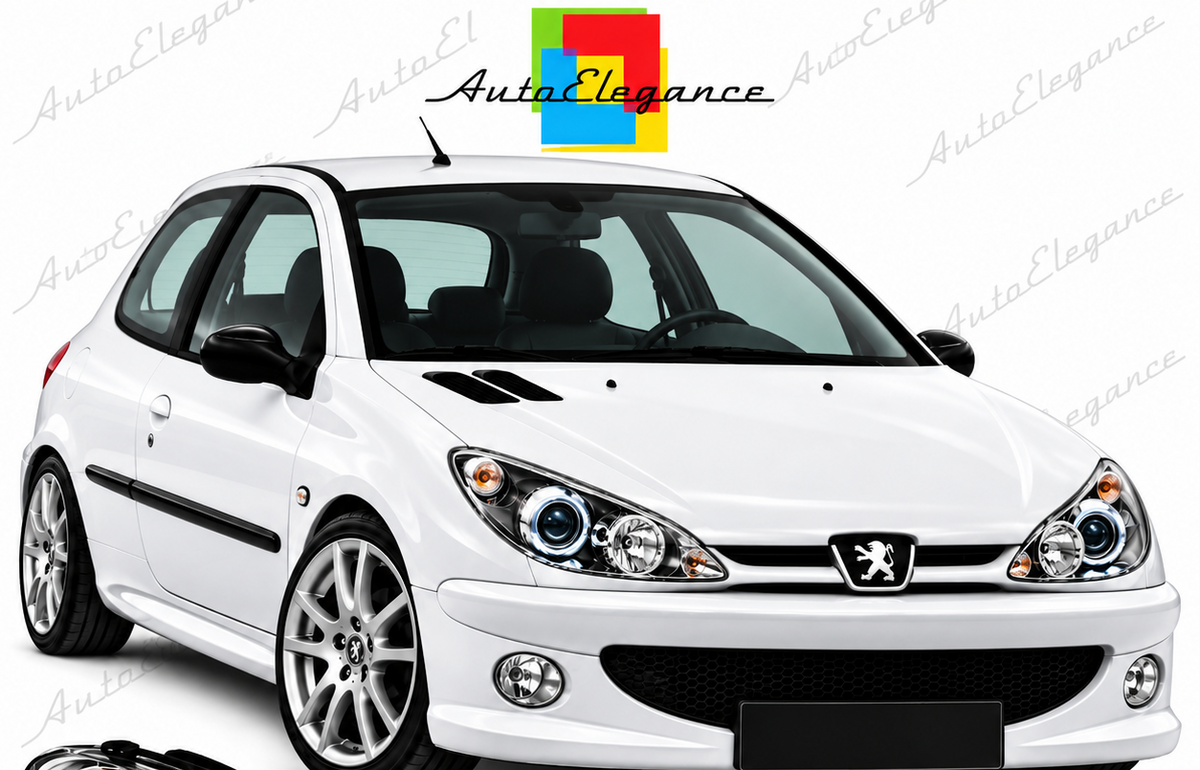 ART.11071 FARI ANTERIORI ADATTO PER PEUGEOT 206 02 - LED