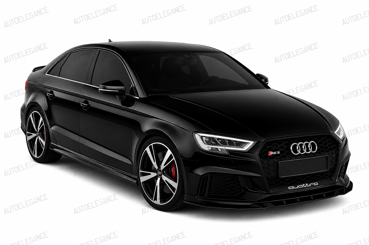2339⭐Splitter anteriore adatto per Audi RS3 8V Facelift Sportback (2017–2019)⭐