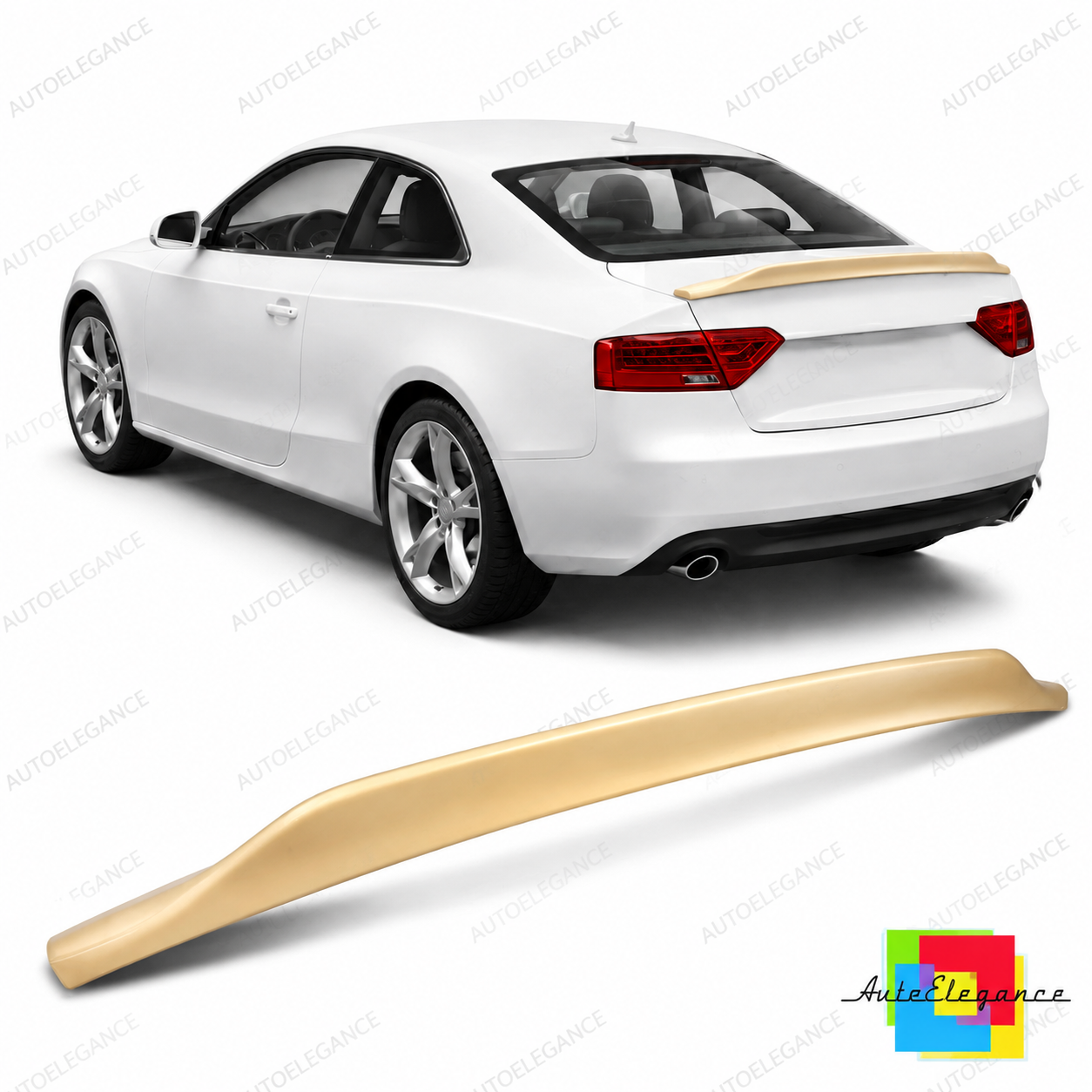 👉Spoiler posteriore verniciabile adatto per Audi A5 (8T) Coupé 2007-2016👈