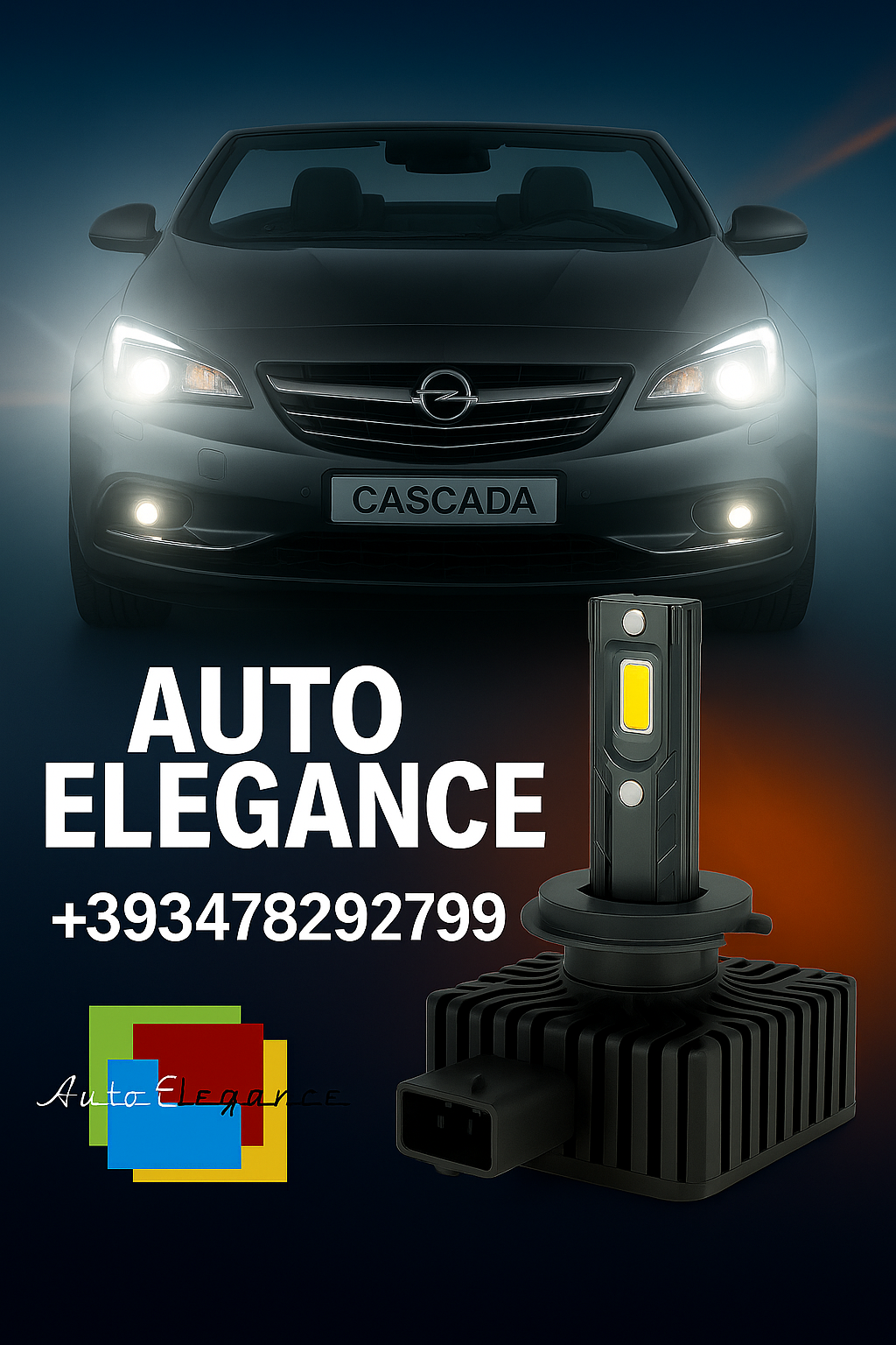 💕COPPIA LAMPADE D1S LED DA XENON A LED PER  OPEL CASCADA 💕