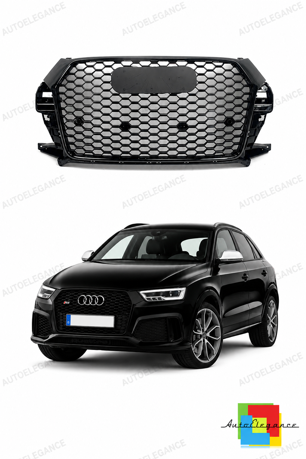 ⭐ SPLITTER SUITABLE FOR AUDI Q8 s-line look R optik⭐ 