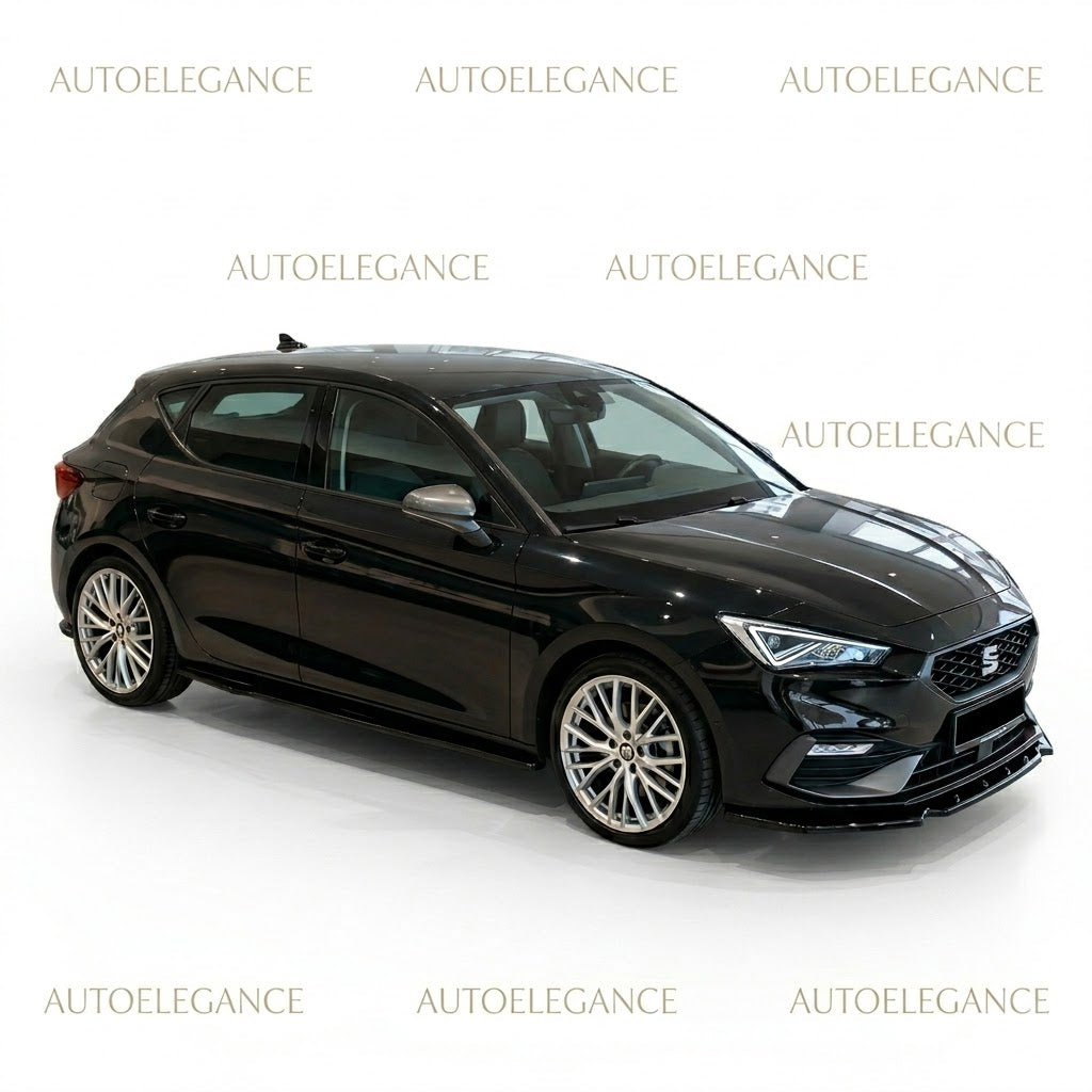 💫Splitter (3 pezzi) nero lucido per MK4 Pre-Facelift CUPRA ST 5 Porte 2020💫