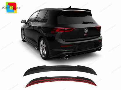 👉Prolunga Spoiler Tetto per VW Golf MK8 GTI GTD R 2019+ Nero Lucido👈