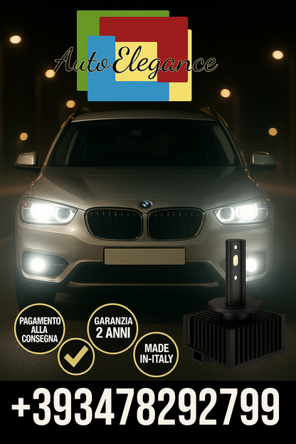 COPPIA LAMPADE D2S LED DA XENON A LED PER  BMW X3 F25 2010