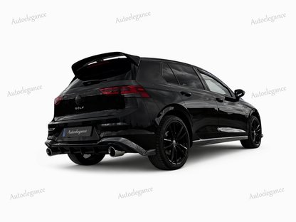 🔥ART.0512 DIFFUSORE POSTERIORE VW GOLF 8 GTI 19+ SOTTO PARAURTI TERMINALI ABS🔥