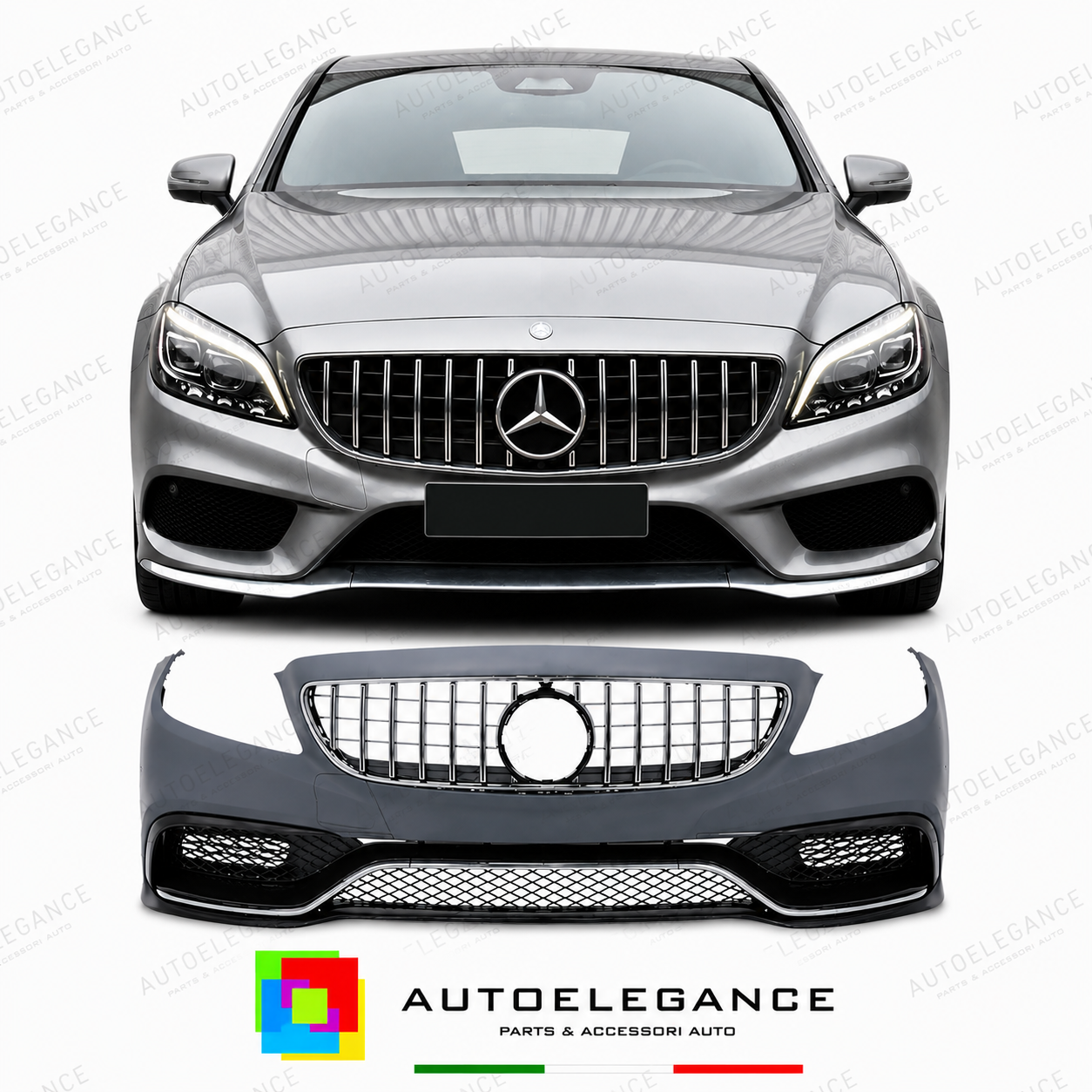 PARAURTI ANTERIORE MERCEDES CLASSE CLS W218 11-14 LOOK AMG