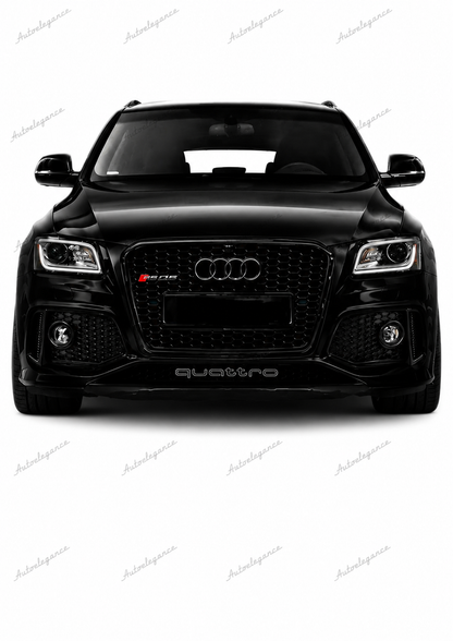 🔥ART.0592 GRIGLIA ADATTO PER AUDI Q5 8R 2012-2016 LOOK RSQ5 NERO LUCIDO🔥