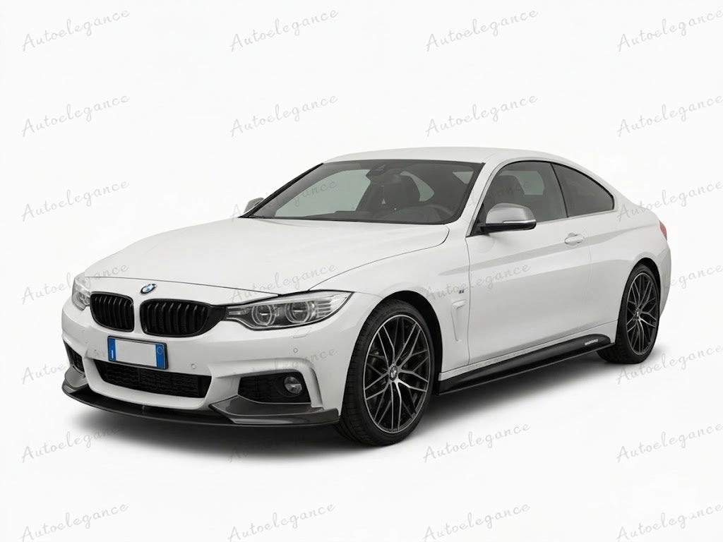 🔥ART.0892 SOTTO MINIGONNE LATERALI AB BMW SERIE 4 F32 F33 F36 NERO LUCIDO🔥