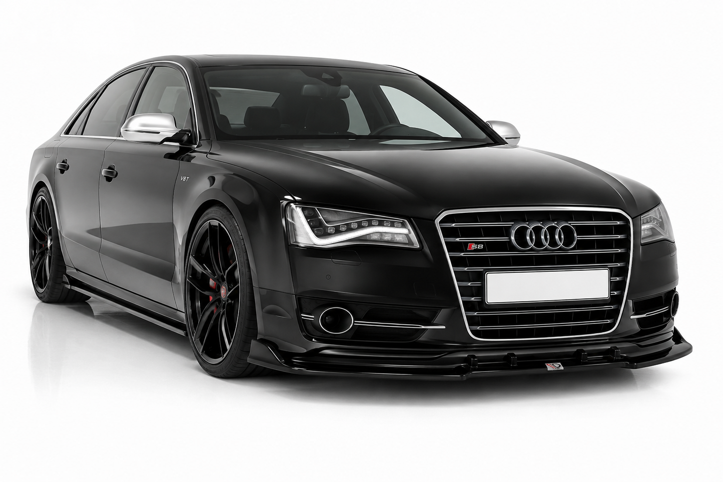 💕Splitter  adatto per  AUDI S8 D4 nero lucido 💕