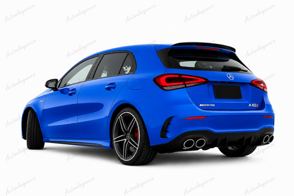 🔥ART.9973 SPOILER IN STILE AMG PER MERCEDES A A35 A45 W177 NERO LUCIDO 2018+🔥