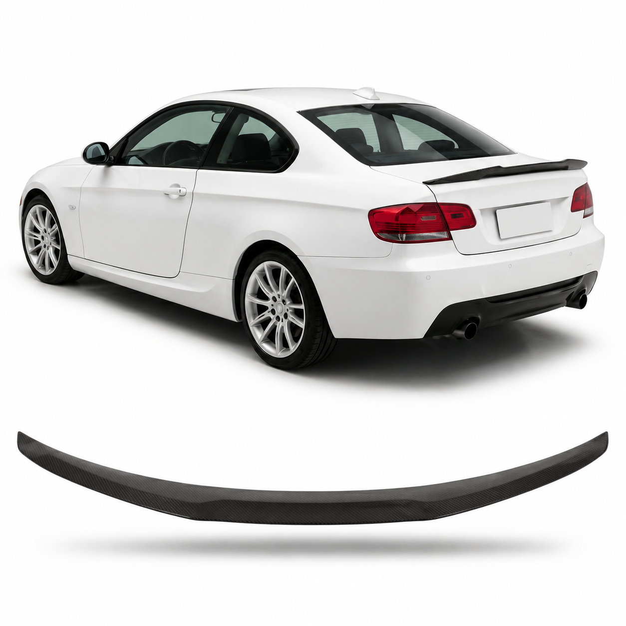 SPLITTER SUITABLE FOR VW GOLF 8 GTI GTD RLINE LOOK GLOSSY BLACK SPORTY DESIGN 