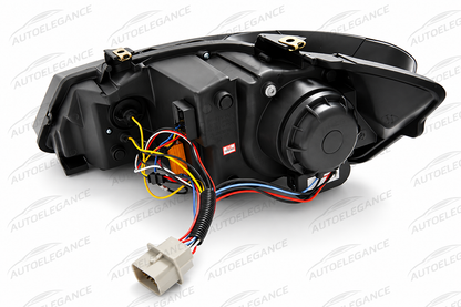 ART.6337 FARI ANTERIORI ADATTO PER VW POLO 6R 09-03.14 NERI