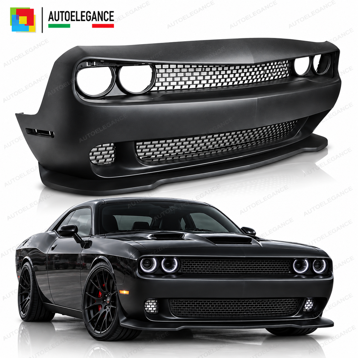 PARAURTI ANTERIORE SPORT adatto per DODGE CHALLENGER 15-17