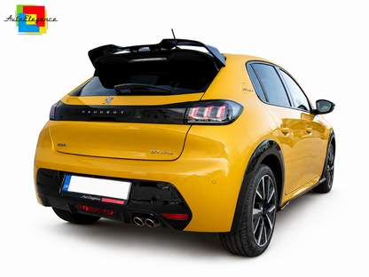 👉Spoiler Tetto Posteriore V.3 Peugeot 208 Mk2 19+ Alettone PU Non Verniciato👈