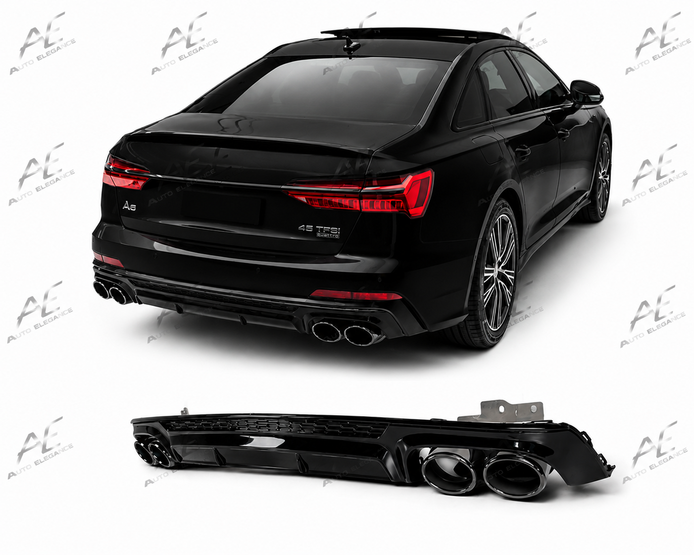 💕ART.9993 DIFFUSORI Audi A6 C8 Sedan / Avant (2019–2024)💕