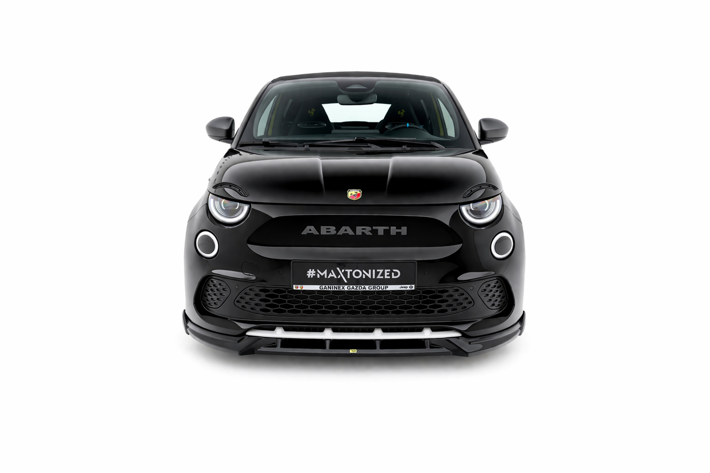 💫ART.9328 Splitter Anteriore Nero Lucido per Abarth 500e 2023+💫