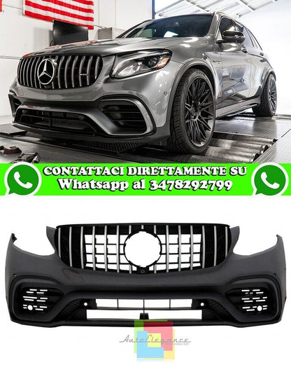 Front Bumper Suitable for Mercedes GLC X253 SUV GLC Coupe C253 (2015-2019)